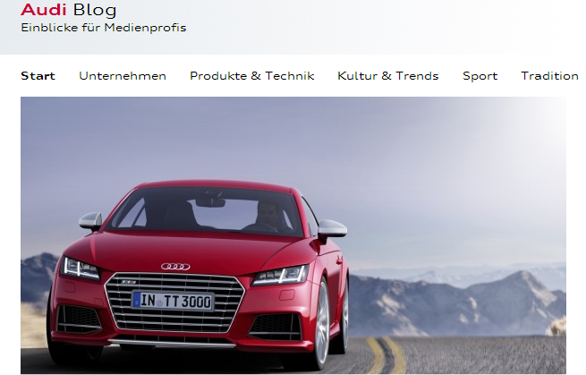 Audi Blog