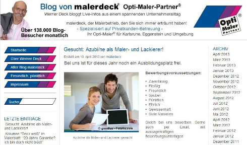 Malerdeck-Blog